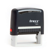 Traxx Automata fekete TRAXX 9012 bélyegző egyedi fekete lenyomattal bélyegző