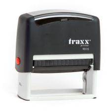 Traxx Automata fekete TRAXX 9015 bélyegző egyedi fekete lenyomattal bélyegző