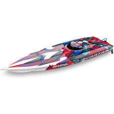 Traxxas Spartan TQi RTR piros rc hajó