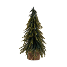 TREE OF THE MONTH műfenyő arany részletekkel 40cm műfenyő