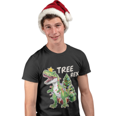  Tree Rex - Karácsonyi Férfi Póló