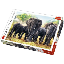 Trefl 1000 db-os puzzle - Afrikai elefántok (10442) puzzle, kirakós