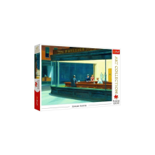 Trefl 1000 db-os puzzle - Éjjeli baglyok - Edward Hopper (10747) puzzle, kirakós
