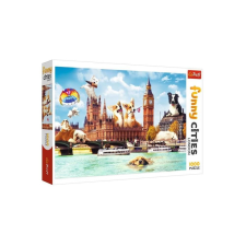Trefl 1000 db-os puzzle - Funny Cities - Kutyák Londonban (10596) puzzle, kirakós