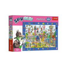 Trefl 100 db-os puzzle - Spy Guy - Nyomozás a vidámparkban (15592) puzzle, kirakós
