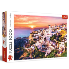 Trefl 10435 Premium Quality puzzle - Santorini naplementében (1000 db) puzzle, kirakós
