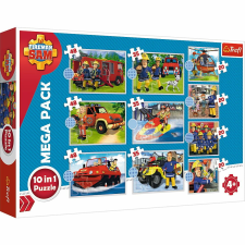 Trefl 10In1 Puzzle Fireman Sam - Fireman Sam Rescues puzzle, kirakós
