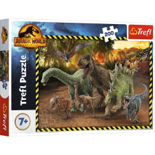 Trefl 13287 kirakós játék 200 db Dinoszauruszok (GXP-830292) puzzle, kirakós