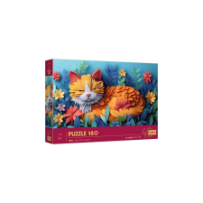 Trefl 160 db-os Paper Art puzzle - 40 Éves Jubileum - Alvó cica (40049) puzzle, kirakós