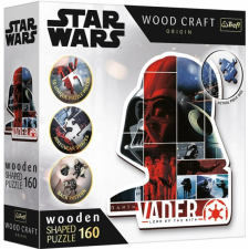 Trefl 160 db-os Wood Craft Shaped Prémium Fa Puzzle - Star Wars - Darth Vader (20190) puzzle, kirakós