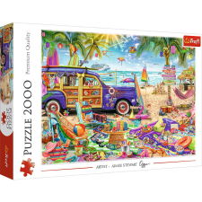 Trefl 2000 Puzzle trópusi vakáció puzzle, kirakós