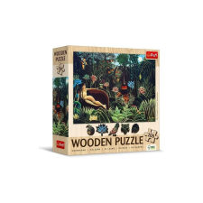 Trefl 200 db-os Wooden Contour Fa Puzzle - Henri Rousseau - Az Álom (20253) puzzle, kirakós