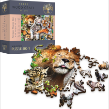 Trefl 20152 kirakós játék Kontúr kirakós 500 db Állatok (459819) puzzle, kirakós