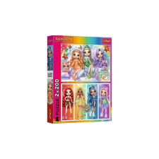 Trefl 2 x 200 db-os puzzle - Rainbow High (13335) puzzle, kirakós