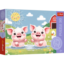 TREFL 30p Boldog vidéki élet 30 db-os puzzle – Trefl (18334) puzzle, kirakós