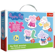 Trefl 4in1 Baby Puzzle - Peppa Malac 18db puzzle, kirakós