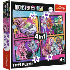 TREFL 4in1 Trefl 34655 kirakós játék 70 db Rajzfilmek (34655) puzzle, kirakós