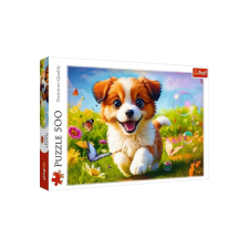 Trefl 500 db-os puzzle - Boldog kutyakölyök (37524) puzzle, kirakós