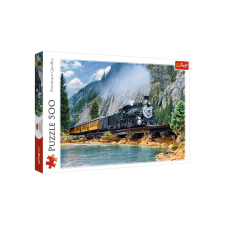 Trefl 500 db-os puzzle - Vonat a hegyekben (37379) puzzle, kirakós