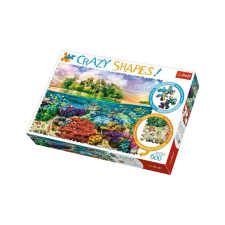 Trefl 600 db-os puzzle - Crazy Shapes - Trópusi sziget (11113) puzzle, kirakós