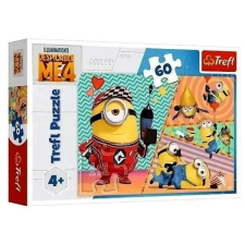 Trefl 60 darabos puzzle csomag, Boldog Minyonok puzzle, kirakós