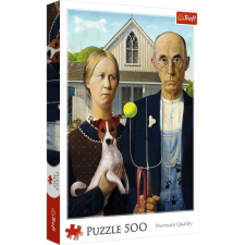 Trefl American Gothic Kutya kiadás 500db-os puzzle - Trefl (37526) puzzle, kirakós