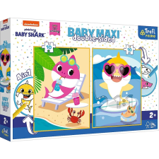 Trefl Baby Shark Boldog cápa napot 4 az 1-ben puzzle (43005) puzzle, kirakós