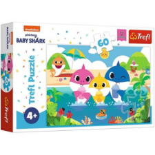 Trefl Baby Shark: Vakáción a család- Együtt a csapat 60db-os puzzle - Trefl puzzle, kirakós