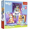Trefl : Bluey 3 az 1-ben puzzle - 20, 36, 50 darabos