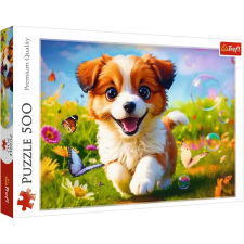 Trefl Boldog kölyökkutya 500db-os puzzle - Trefl puzzle, kirakós