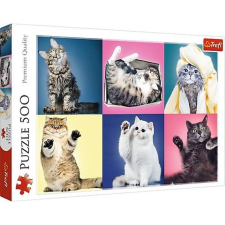 Trefl Cicák 500db-os puzzle (37377) (T37377) puzzle, kirakós