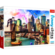 Trefl Crazy City: Macskák New Yorkban 1000db-os puzzle - Trefl puzzle, kirakós