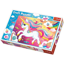 Trefl Csodálatos unikornis puzzle 100db-os (16386) (T16386) puzzle, kirakós