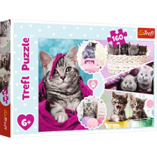 Trefl Cuki cicák puzzle 160db-os (15371) (TR15371) - Kirakós, Puzzle puzzle, kirakós
