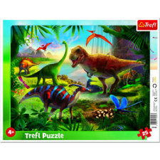 Trefl : dinoszauruszok 25 darabos keretes puzzle puzzle, kirakós