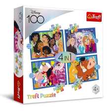 Trefl Disney 100 puzzle 4 az 1-ben - Trefl puzzle, kirakós