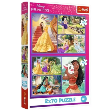 Trefl Disney Hercegnők 2x70db-ps puzzle - Trefl puzzle, kirakós