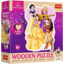 Trefl Disney hercegnők 50db-os fa puzzle - Trefl puzzle, kirakós