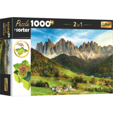 Trefl Dolomitok Olaszország 1000 darabos puzzle szett Trefl tálcával puzzle, kirakós
