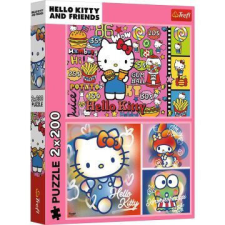 Trefl: Hello Kitty és barátai - 2 x 200 darabos puzzle puzzle, kirakós