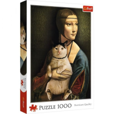 Trefl : Hölgy macskával puzzle - 1000 darabos puzzle, kirakós