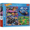 Trefl Hot Wheels versenyautók 4x250db-os puzzle - Trefl