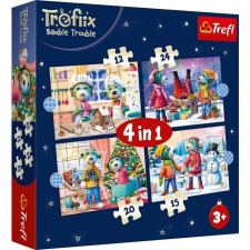 Trefl Kirakó – 4 az 1-ben – Havazik Treflik Trefl 34657 27855 (5900511346572) puzzle, kirakós