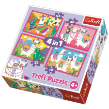 Trefl Láma vakációja 4 az 1-ben puzzle - Trefl puzzle, kirakós