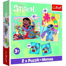 Trefl : Lilo&Stitch puzzle és memória játék (93585) (trefl93585) puzzle, kirakós