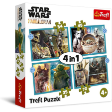 Trefl Lucasfilm Star Wars The Mandalorian - 4in1 Puzzle - Trefl puzzle, kirakós