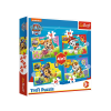 Trefl Mancs őrjárat: Szaladgáló kutyusok 4 az 1-ben puzzle szett - Trefl