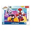 Trefl Marvel Spidey pókcsapat 15db-os keretes puzzle - Trefl