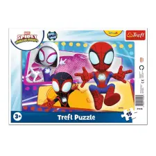 Trefl Marvel Spidey pókcsapat 15db-os keretes puzzle - Trefl puzzle, kirakós