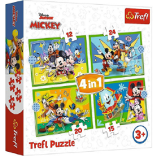 Trefl Mickey egér és a barátai 4 az 1-ben puzzle - Trefl puzzle, kirakós